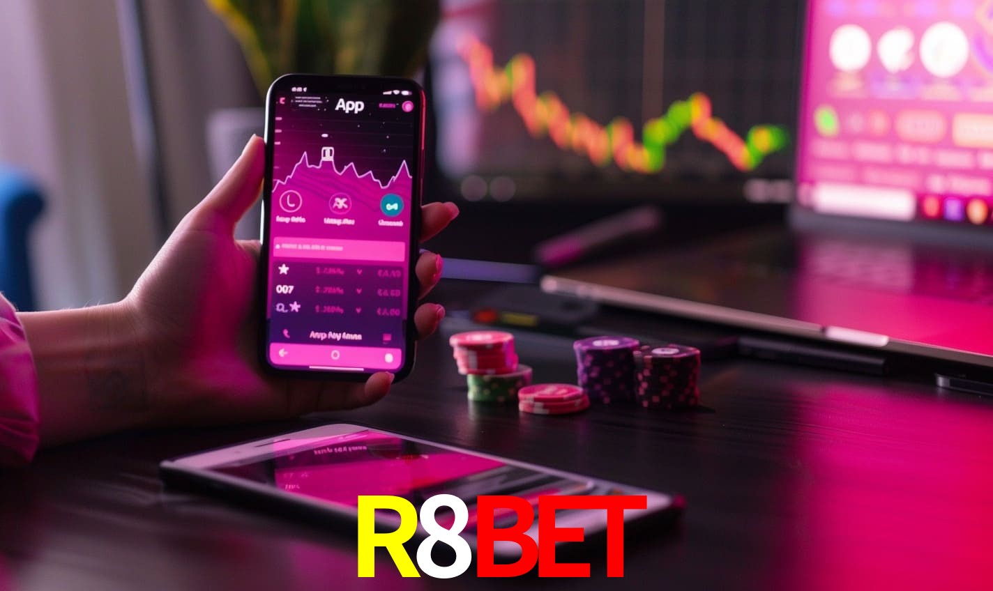 Comparação APP mobile vs versão web da R8BET